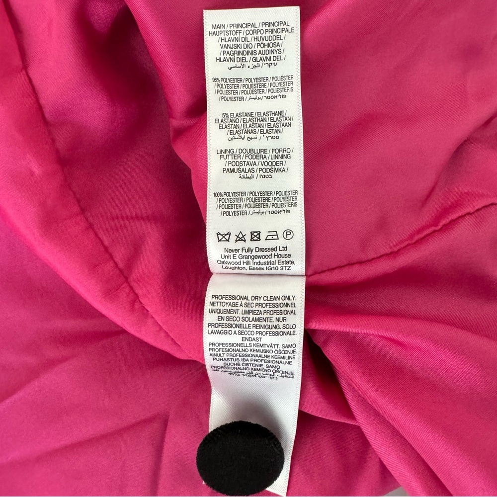 Never Fully Dressed Black Velvet Jacket with Pink Lining - Picture 13 of 13